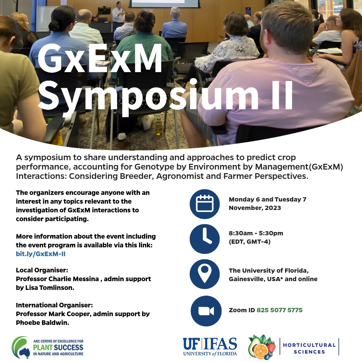 Join us for the GxExM Symposium II event. @UF_IFAS
