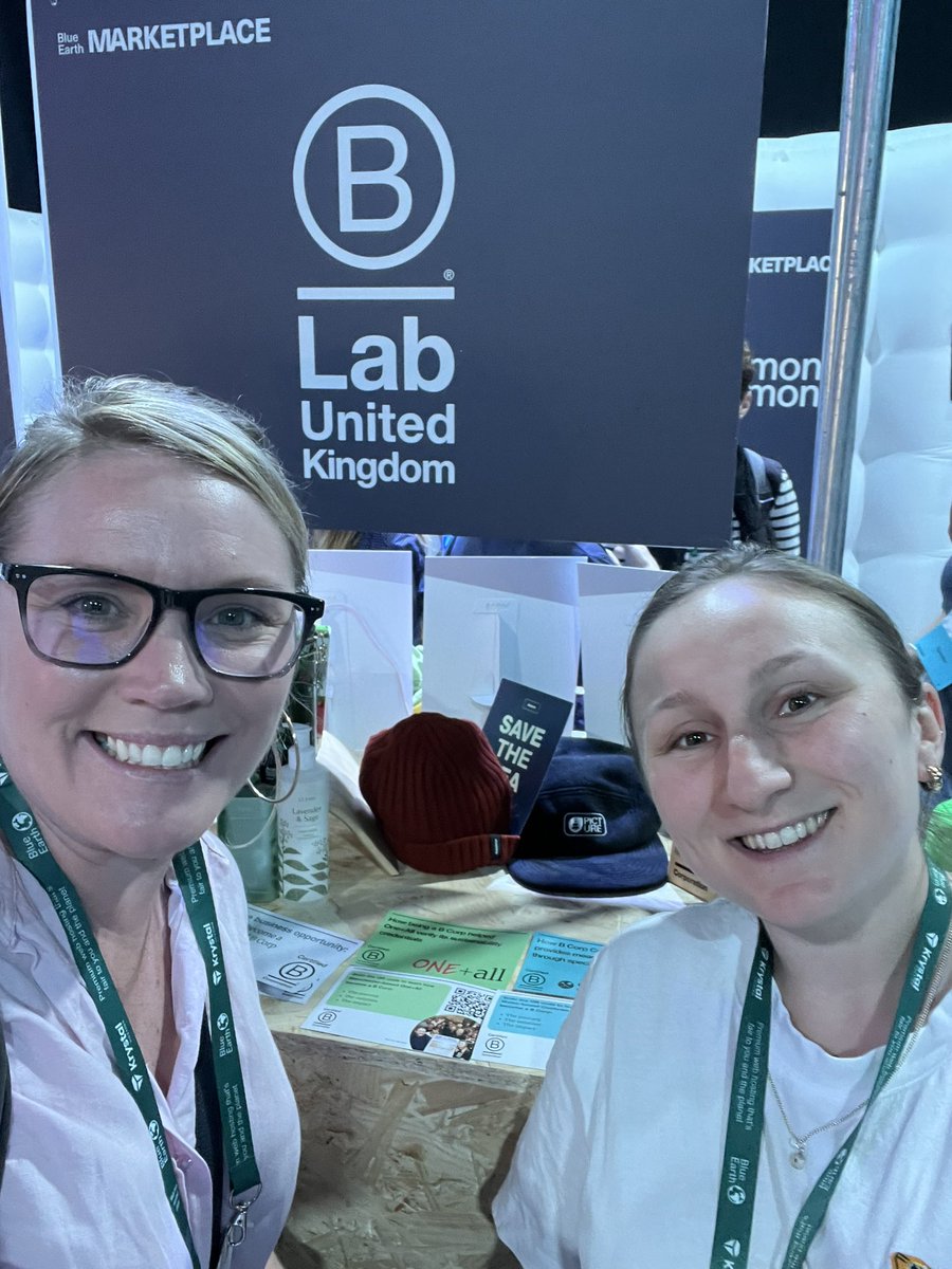 NlySocial's tweet image. Selfie moment with @BCorpUK @BlueEarthSummit #BEsummit23 - proud to be one of the 1500 #BCorps in the U.K.