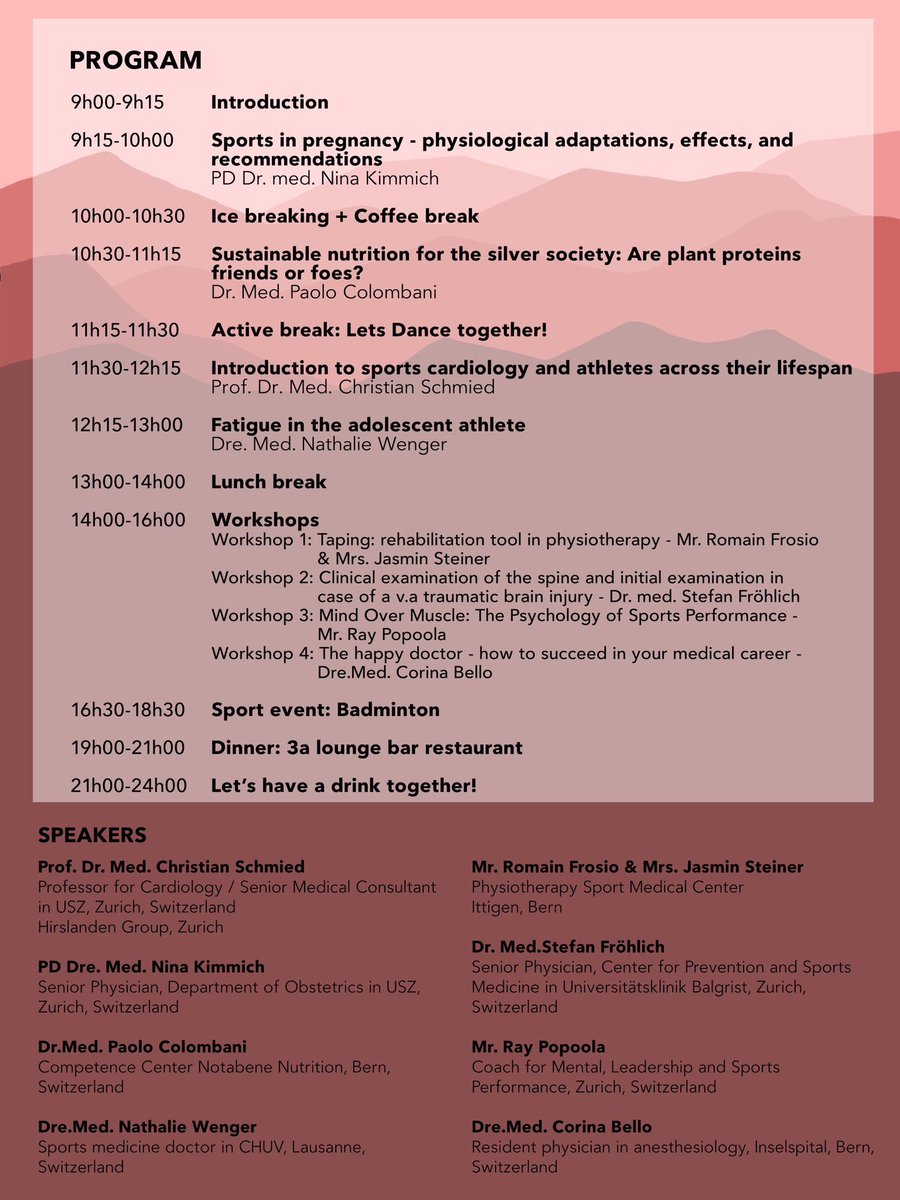 Don’t forget our upcoming event the Students Day coming 🔜 25th October in Interlaken ! Check out our programm ⤵️ and register here : bbscongress.ch/en/2023/regist…