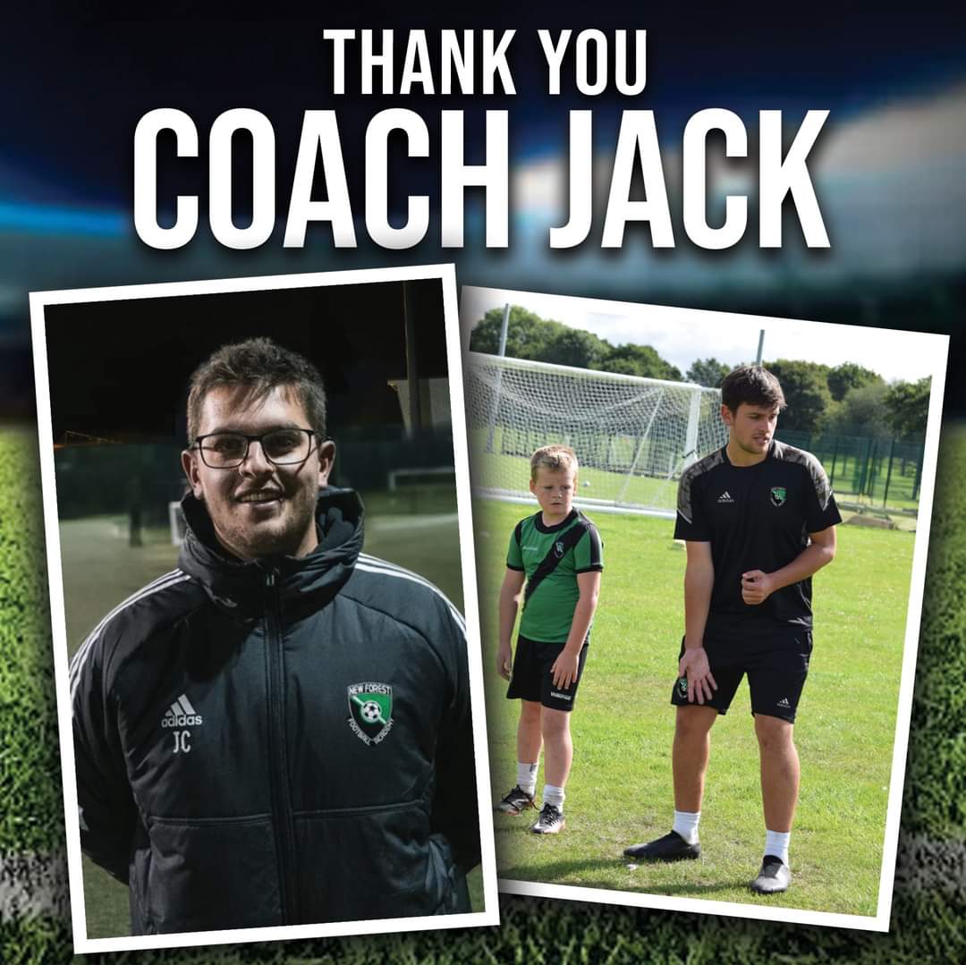 This week we say farewell to a true NFFA Legend 💚

Everyone at our Academy would like to thank Coach Jack, for his fantastic service to our Academy Development Centres over the last few seasons. 

Best of luck for the future Jack 🥳