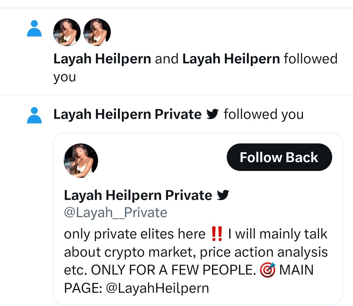 .<a href="/LayahHeilpern/">Layah Heilpern</a> thanks for following me... Not once... Not twice... But three times 🙏🤣