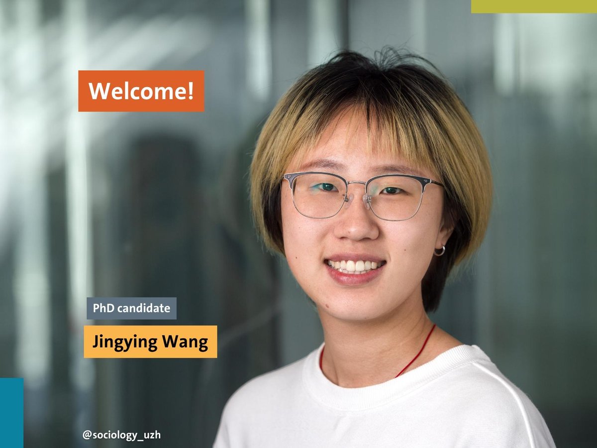 sociology_uzh's tweet photo. Happy to welcome new #phd candidate Jingying Wang! Wishing you a great start at @sociology_uzh, successful  research - but most importantly, lots of fun nerding out about your research passion with your team! 😃

#socialnetworks #phd #zurich #sociology #uzh #mobility https://t.co/SaRHzNXflO