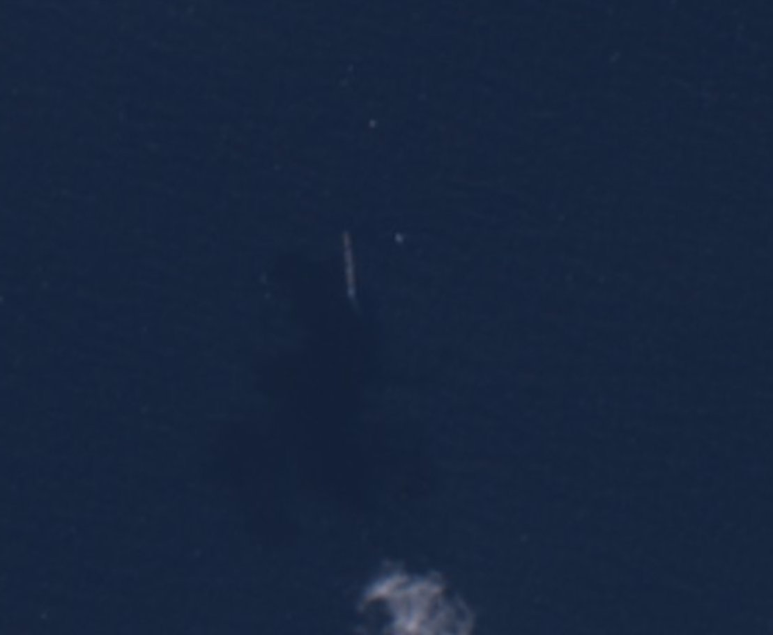 lobsterlarryliu's tweet photo. 2023.10.1, Satellite via @esa captures #USSRonaldReagan CVN-76 in the East China Sea #OSNIT https://t.co/XrMEqCBTYc