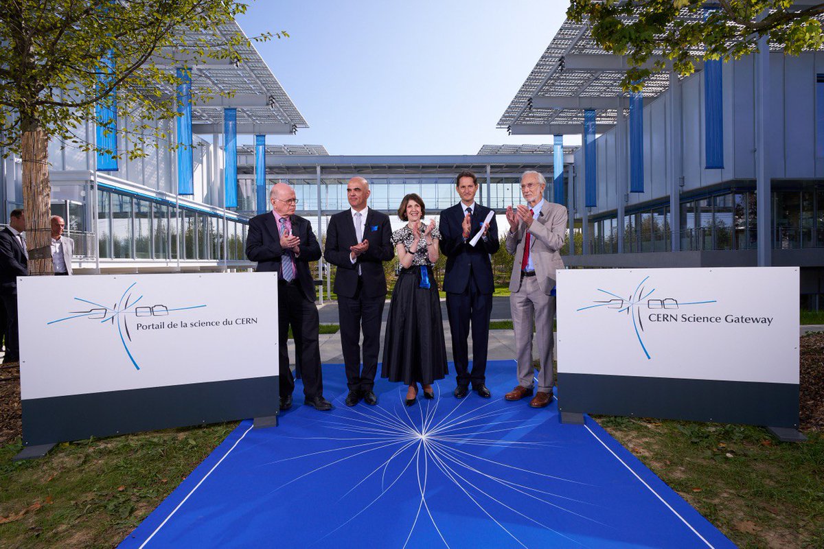 swisstech's tweet photo. The @CERN inaugurated #ScienceGateway, its new centre for science education and outreach targeting a public of all ages!

Read more ⤵️ 
https://t.co/WyG8YPGUCB

#CERNScienceGateway #swisstech #CERN #WhySwitzerland https://t.co/t0erSJ0bx9