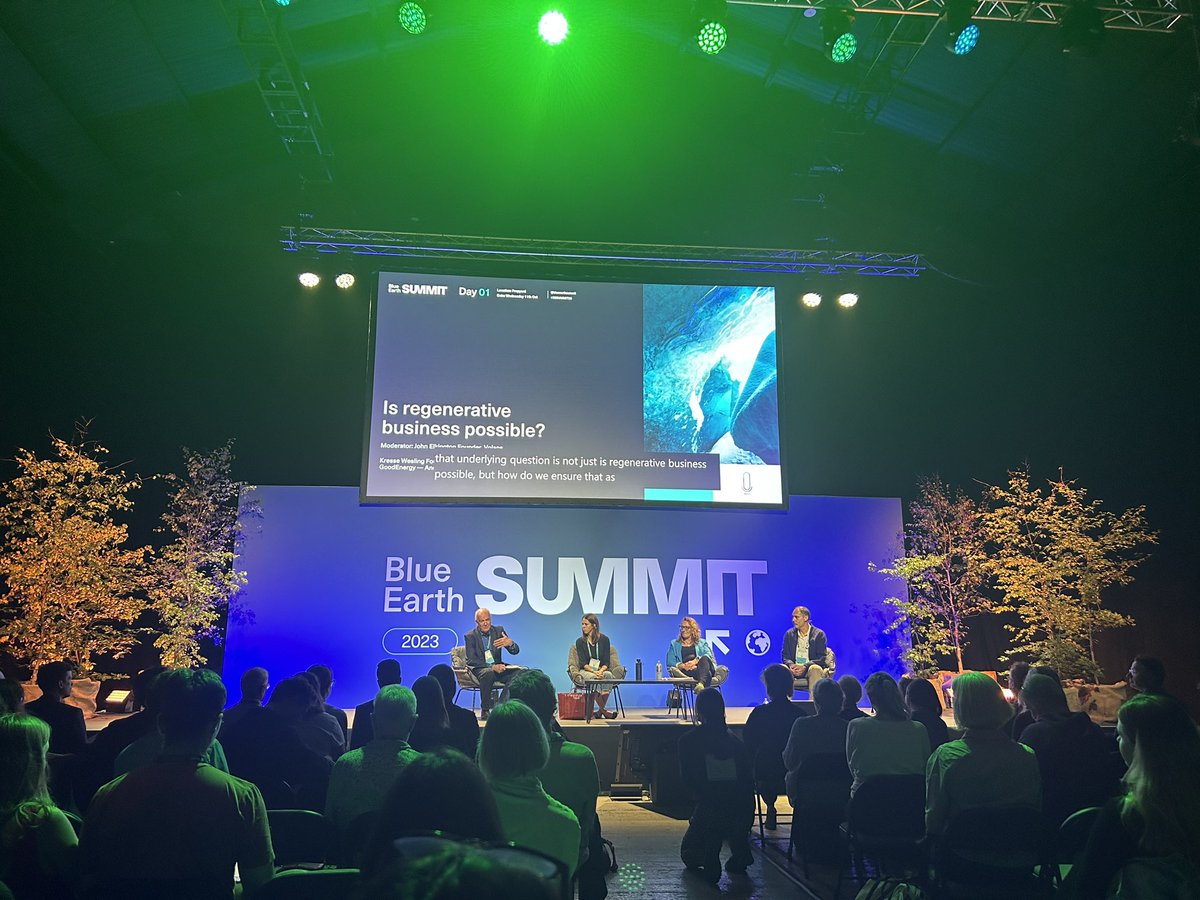 Thanks to <a href="/AquaLibraDrinks/">Aqua Libra</a>  for inviting me to the <a href="/BlueEarthSummit/">Blue Earth</a> . Fascinating event listening to experts from across business and NGO’s talking about the need for action #Sustainability #netzeronow