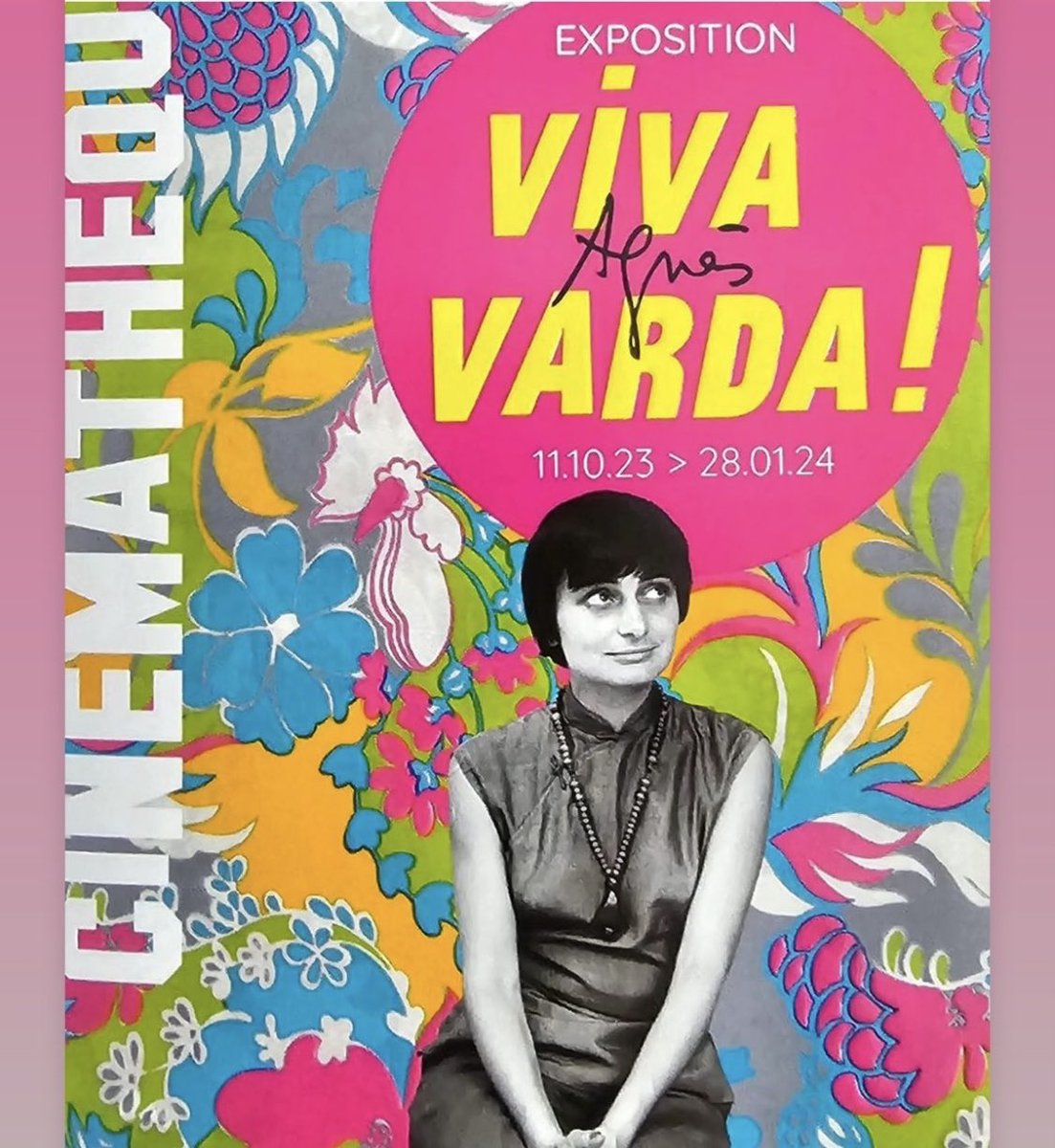 Youpi 🌟💜🌟🎥💃⁦@cinemathequefr⁩ on vous attend 🤪🌻 pour découvrir VIVA VARDA ! ⁦@mathieudemy⁩ 🙏merci à l’équipe de Ciné Tamaris et à celle de la cinémathèque 😍