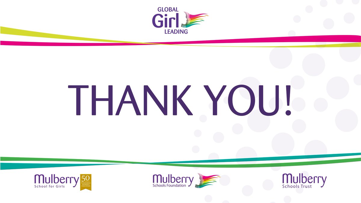 Did you enjoy today’s conference? We definitely did! Thank you to students from @MulberryTH, @StarSeaCollege and all our partner schools for coming together and celebrating #DayoftheGirl with us.
#GlobalGirlLeading