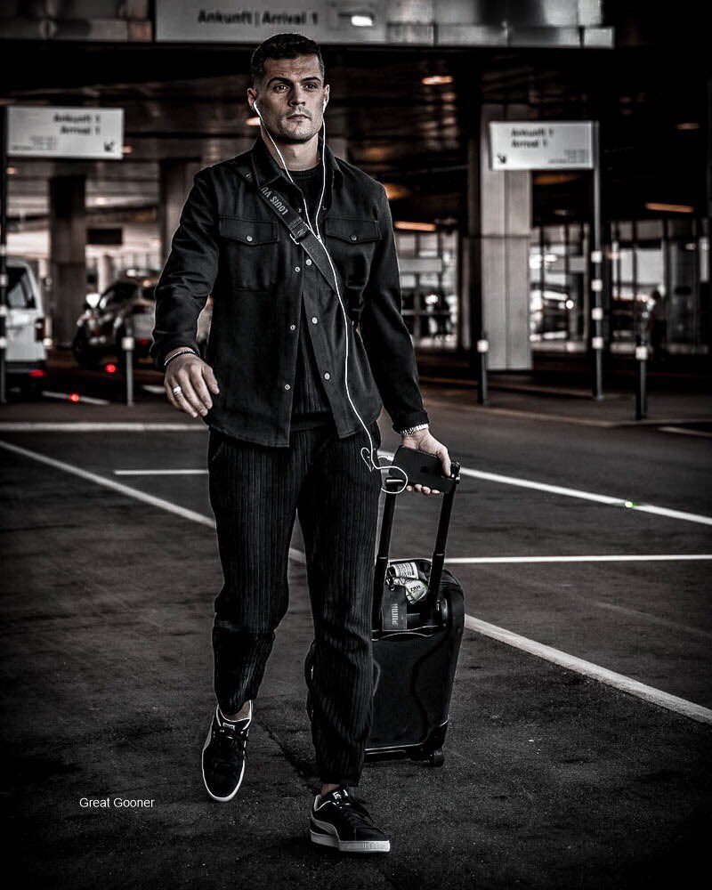 alexAFC__'s tweet photo. Granit Xhaka on IG: “Always good to be back”🇨🇭🖤

Once a leader and a warrior, at Arsenal 🫡🫶
#GX #RetouchEdit #EditMyOwn https://t.co/BGi7ulqFgC