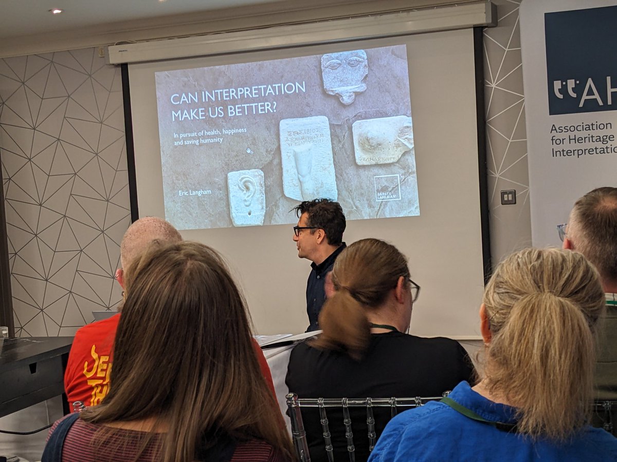 Welcome to Eric Langham of <a href="/Barker_Langham/">Barker Langham</a> &amp; his keynote the power of interpretation and how it effects #Wellbeing #AHIconf23 #Rebalance