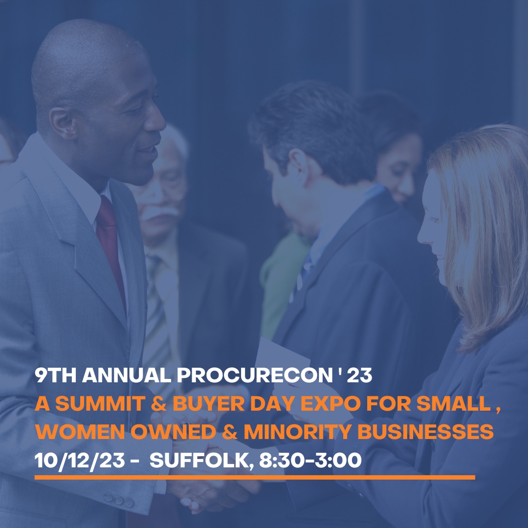 Registered for the 9th Annual ProcureCon yet? 

Thursday, October 12, 2023, from 8:30 AM to 3 PM

AT VDOT Hampton Roads District Headquarters
7511 Burbage Drive, Suffolk, VA 23435

Register here: pcontransportation.eventbrite.com

*All business types are welcome to attend*