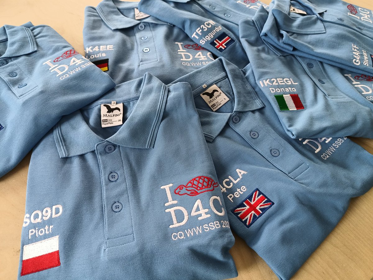 BBzymek's tweet photo. You can also order polos for your contest team. #D4C  #SQ1KBartsShop #SQ1K #HamRadio #hamradiocommunity #hamradioamateur #AmateurRadio #amateurradiohobby #contestteam #cqcontest #funkamateur #RadioNeedle https://t.co/rG0v90itkA