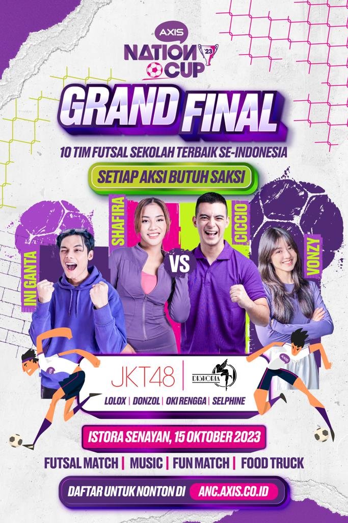 gcmbel's tweet photo. axis nation cup grand final pengen nonton banget plisss ajak aku gess  tanggal 15 oktober 
#FutsalAXISNationCup https://t.co/aLlKrBcjBW