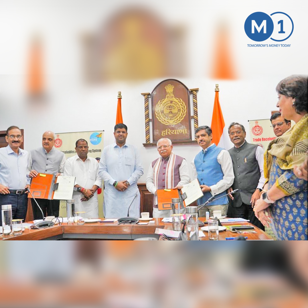 M1xchange's tweet image. M1xchange has signed an MOU with Govt. of Haryana on 11th Oct 2023, in the presence of Hon&apos;ble Chief Minister, Haryana Shri Manohar Lal Khattar, Hon&apos;ble Deputy Chief Minister, Shri Dushyant Chautala and other dignitaries.

#MSMEFinance #BusinessEmpowerment #M1xchangeTReDS