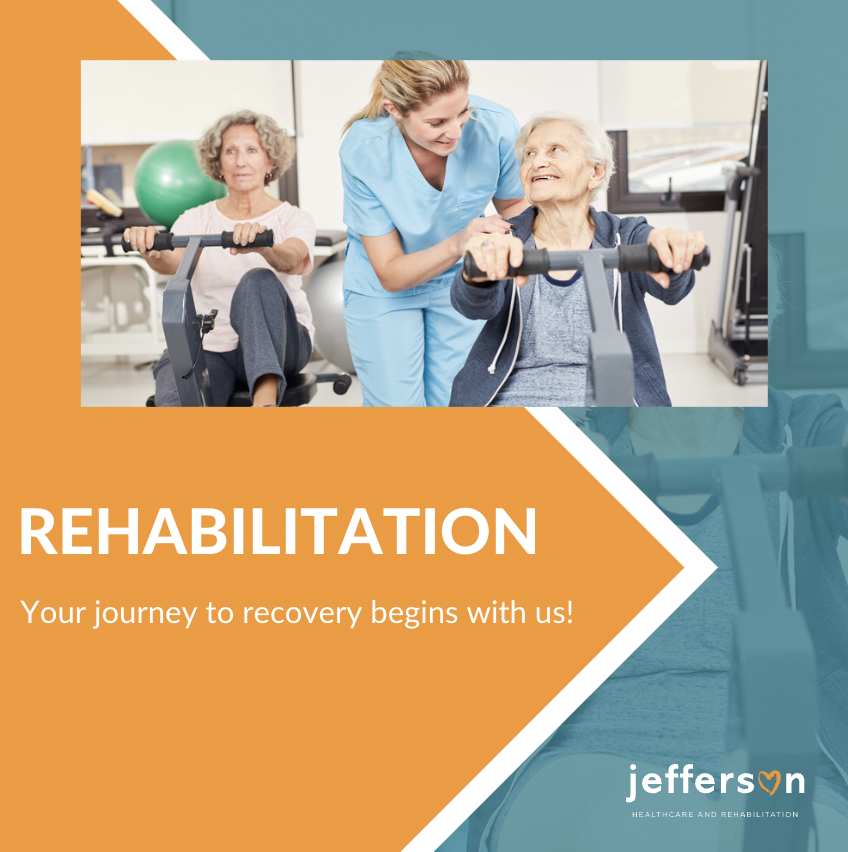 At Jefferson, we offer comprehensive Rehabilitation services that empower individuals to regain strength, independence, and confidence. 💪 

#JeffersonRehabilitation #EmpoweringRecovery