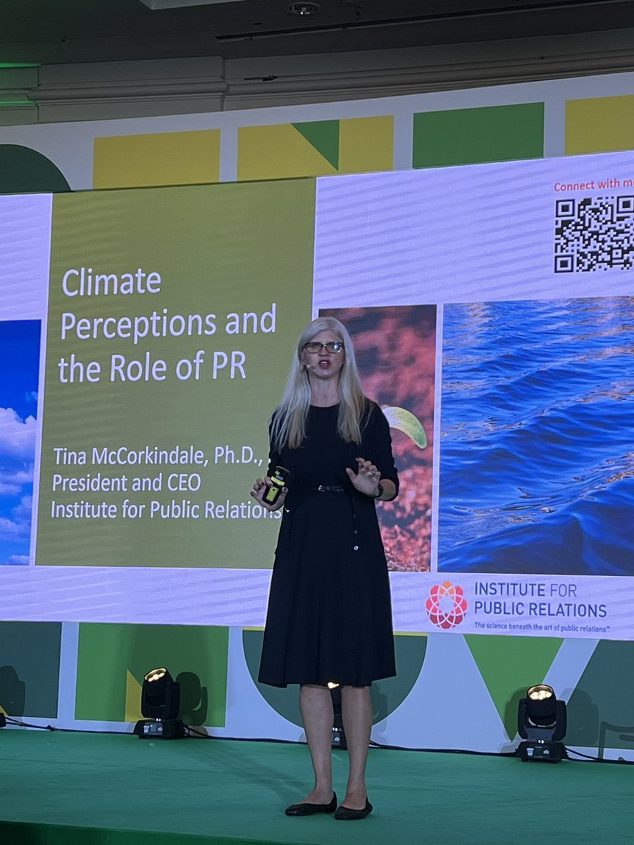 Half of Americans don’t believe climate change is a a major issue and is actually polarising. @tmccorkindale @InstituteForPR @ICCOpr #ICCOGlobalSummit