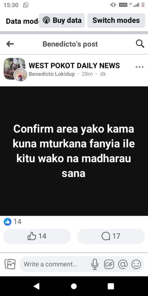 The GOVERNMENT and its agencies are compromising and smoothening conflict between Turkana and Pokots even reading such post in the media. Very happy to see communities and Leadership in a crying mode all the time.
The North The HAITI of Kenya!