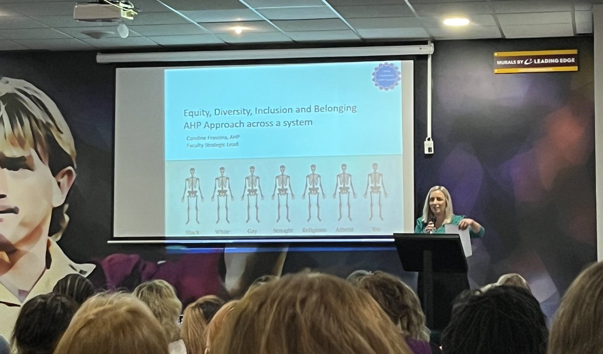 Fab by @carolinef_90 as always - a great ally, disruptor and innovator in developing equality, diversity and inclusion initiatives in health &amp; care professions 🫡⭐️
#BDCAHPs23 #AHPsDay