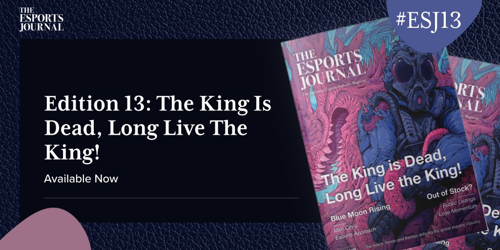 ⚡ The Esports Journal Edition 13 is now live! ⚡

Read #ESJ13, THE definitive esports magazine, for analysis &amp; insight into esports globally at a critical juncture for the industry.

🖥️ Read online here: ow.ly/SNOj50PVsVS
📕 Buy a print copy here: ow.ly/Aia350PVsVR