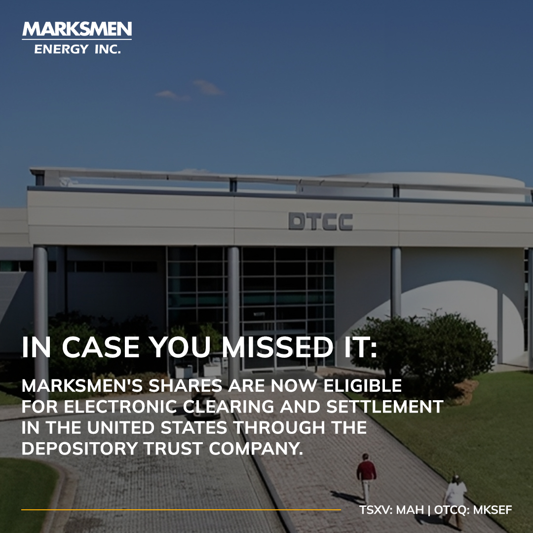 MarksmenEnergy's tweet photo. DTC eligibility is expected to simplify the process of trading and enhance the liquidity of $MAH's shares in the United States.

👉Check out our September 5, 2023 news release for more details: https://t.co/E6O3fjm7aY

#TSX #TSXV $MAH.V #OTC #OTCQB $MKSEF https://t.co/fiu2I227pW