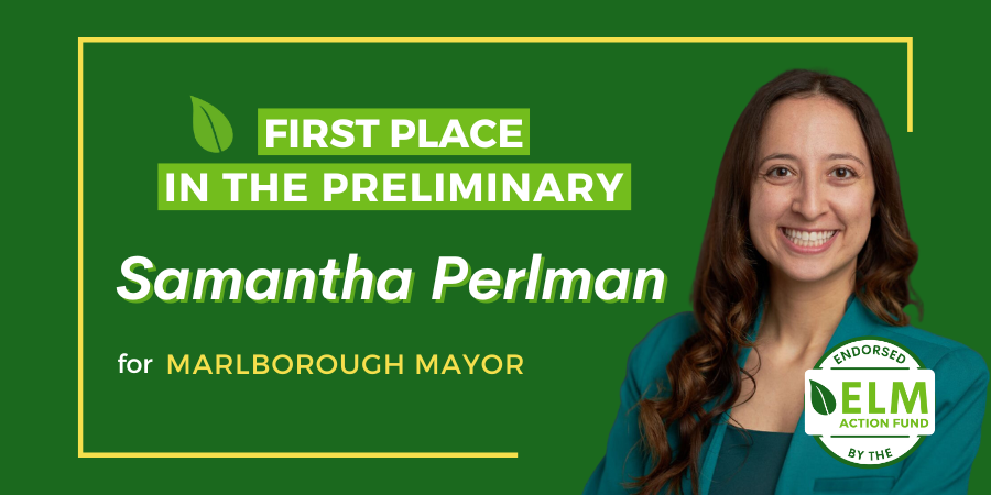 EnviroLeagueMA's tweet photo. Congratulations to ELM Action Fund-endorsed @SamforMarlboro for topping the ticket in the preliminary election for Marlborough Mayor! She is a strong #EnviroChamp who is dedicated to creating a #GreenFuture for the city.
https://t.co/KHUvasT3cJ https://t.co/DWX9eyjZrZ