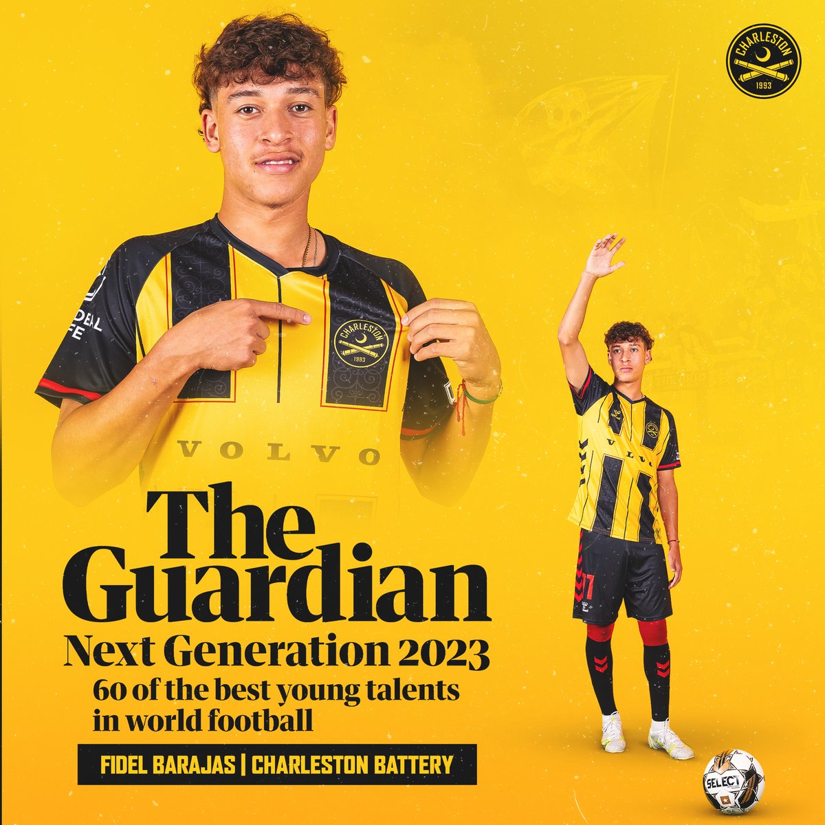 High praise for the rising star 🌟 @fideljr_barajas has been named to @guardian's Next Generation 2023, a list of the top 60 young players across the globe! 👏👏👏