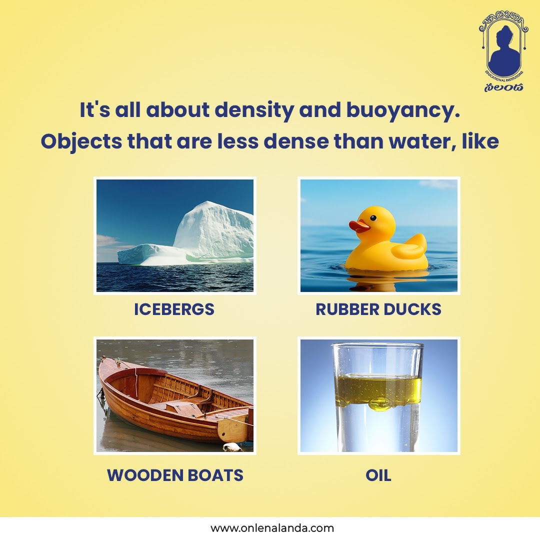 Discover the secrets of flotation and unravel the science of buoyancy with some educational insights.
.
.
.
#onlenalanda #school #learning #float #water #enhanceyourpotential #scienec  #education #INDvsAFG #floating #sciencefun #funfacts #teaching #ice #knowledge #sm4dm