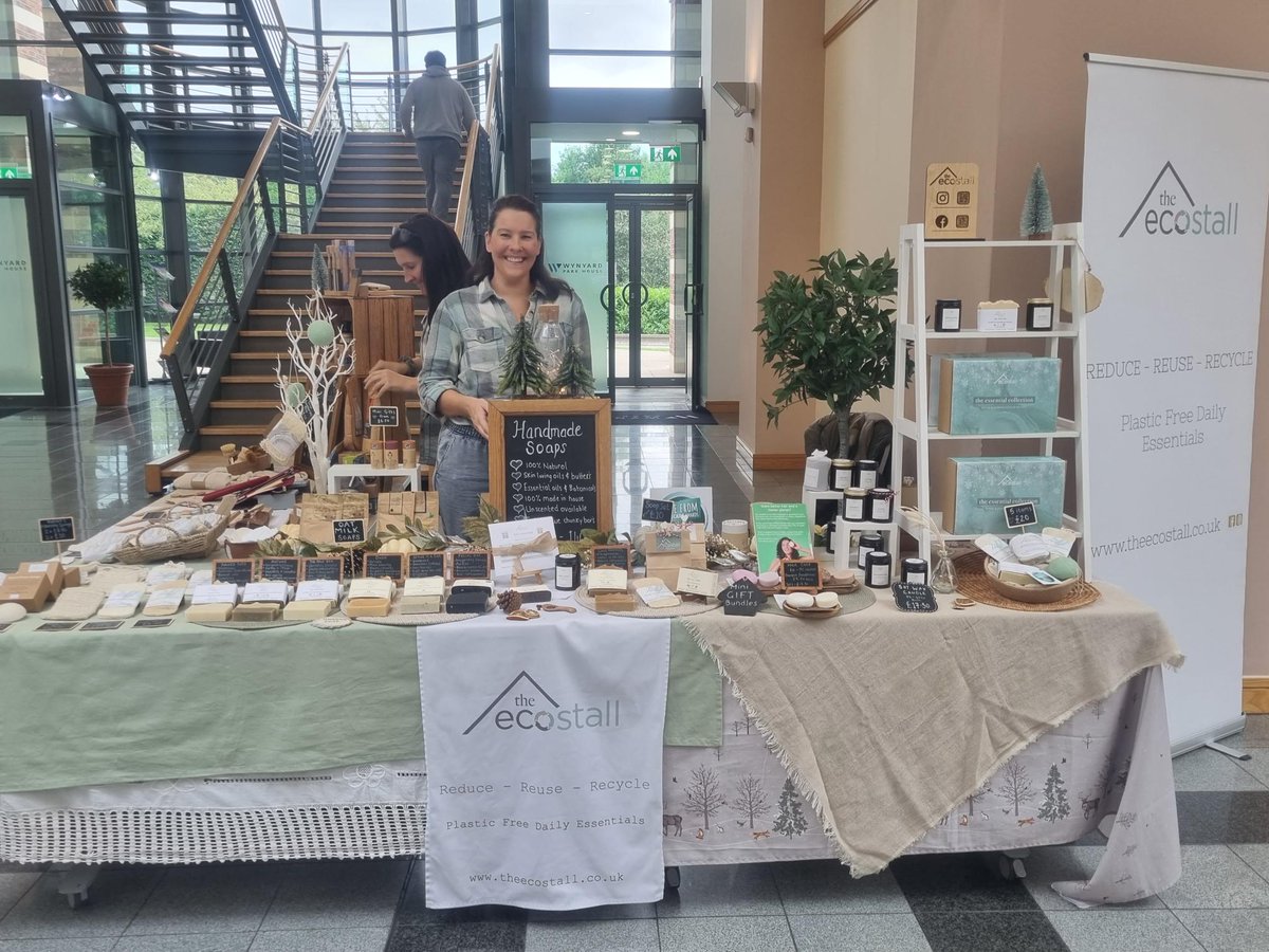 🌍🌿 Hey eco-conscious folks! 🌿🌍
Looking for high-quality, eco-friendly products? Look no further! The Eco Stall is at Wynyard Park House until 3:30pm today. 
#EcoFriendlyLiving #SustainableShopping