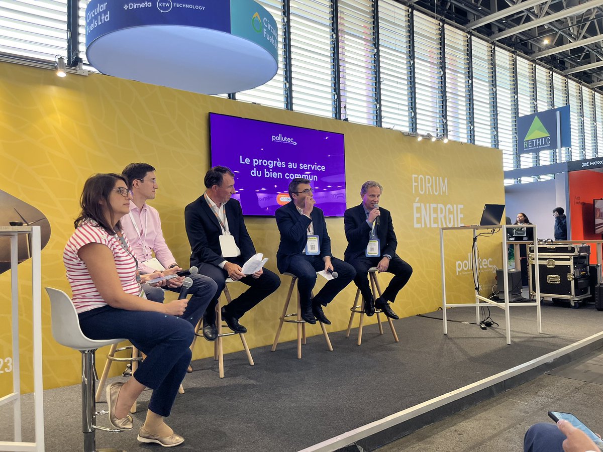 "<a href="/ColasRail_off/">Colas Rail</a>, Spac et Colas proposent une offre clé en main de station de production et de distribution d'hydrogène de grande capacité et multi-usage dans le secteur du transport afin de décarboner la mobilité lourde (bus, poids lourds, trains...)" F.Priest #Pollutec2023