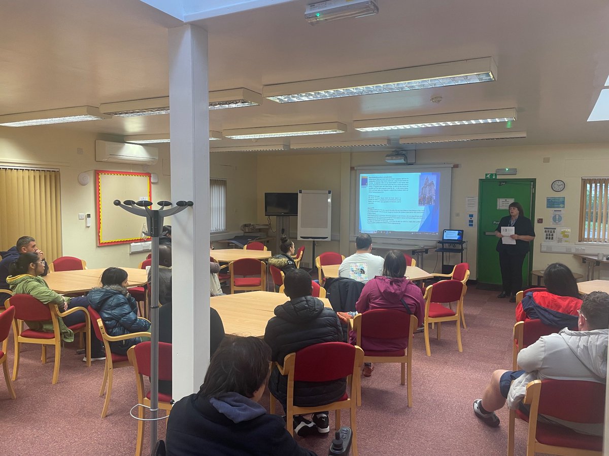 Meet the Headteacher - another busy meeting welcoming parents to Everton Nursery School
