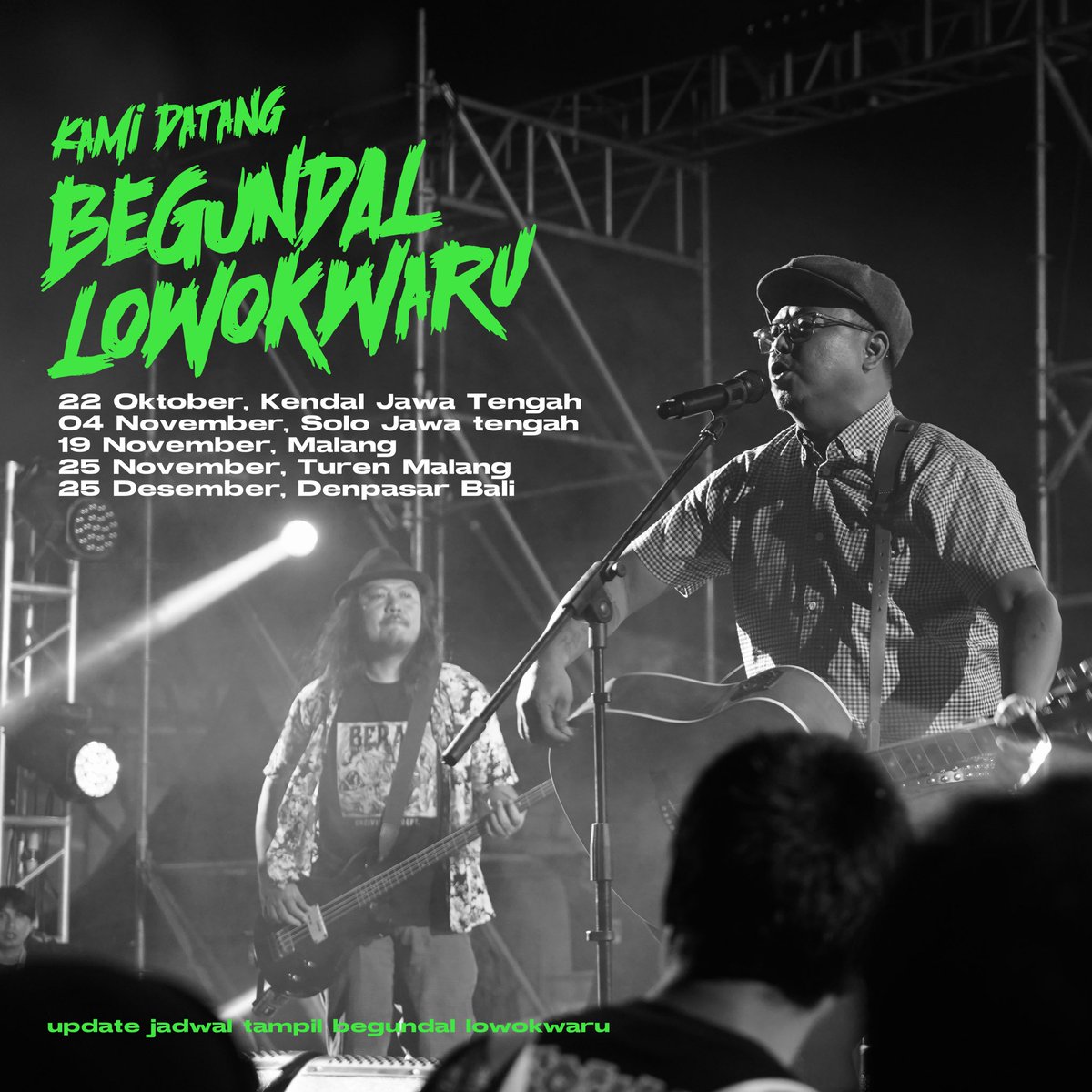 Jadwal tampil sementara, bisa nambah 🛵