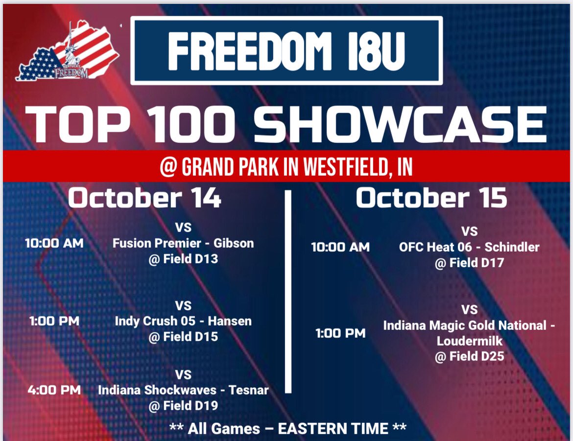 KY FREEDOM 24 - Flanders (@kyfreedom06) on Twitter photo 🇺🇸 🥎 <a href="/KYFreedom06/">KY FREEDOM 24 - Flanders</a> is heading to Westfield, IN this weekend. Come check us out!! 🥎 🇺🇸 🇺🇸 🥎 <a href="/KYFreedom06/">KY FREEDOM 24 - Flanders</a> is heading to Westfield, IN this weekend. Come check us out!! 🥎 🇺🇸