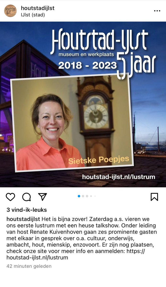 Dizze sneon moaie gearkomst yn Drylst. Oer hout, mienskip, ûnderwiis, skiednis &amp; takomst.