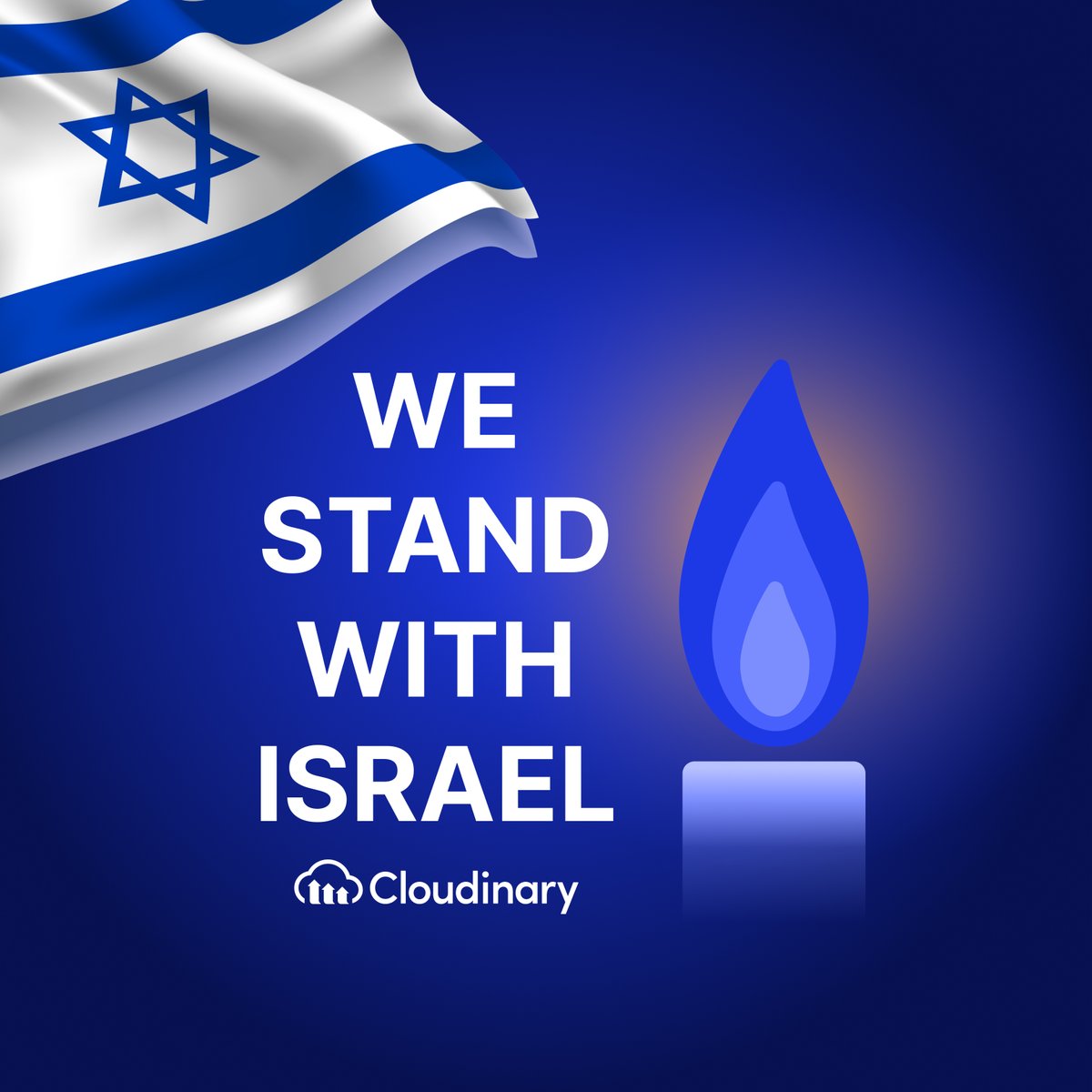 cloudinary's tweet photo. We at Cloudinary are heartbroken by the horrible violence suffered by Israeli civilians, and we grieve with the many families suffering terrible loss and uncertainty. In an unprecedented and horrifying terrorist assault, more than a thousand of Israeli civilians including men, women, and children were brutally murdered. Hundreds were taken hostage and kidnapped. Thousands were wounded. Millions of civilians in cities all over Israel are under constant attacks by thousands of missiles. Such brutal acts of violence and terror have no place in any society.

We are proud to be an Israeli company with a large team of amazing individuals based in Israel, and we unreservedly stand with Israel. 

We remain dedicated to our core values of putting people first, both employees and customers, and are taking all possible steps to ensure the safety and well-being of our team. As a visual media platform, we are also taking steps to ensure that our platform is not being misused to redistribute the terrible content coming from terrorist organizations.

For the Israeli people, please stay safe and protect your loved ones.

We hope for much better days and a peaceful future. 

- The Cloudinary Team