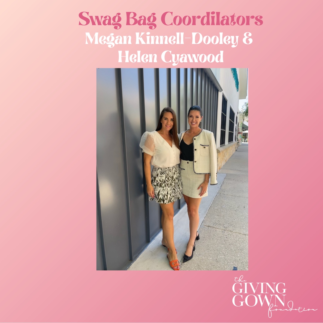 Introducing our 2023-24 Swag Bag Coordinators, Megan Kinnel-Dooley & Helen Caywood! They are leaders in our community and passionate about helping the girls we serve to complete their prom looks from head to toe! Thank you, Megan & Helen. We appreciate you!