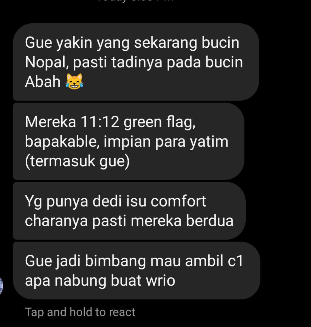 Babu! Betul kah guys? Aku nanges 😭😭😭