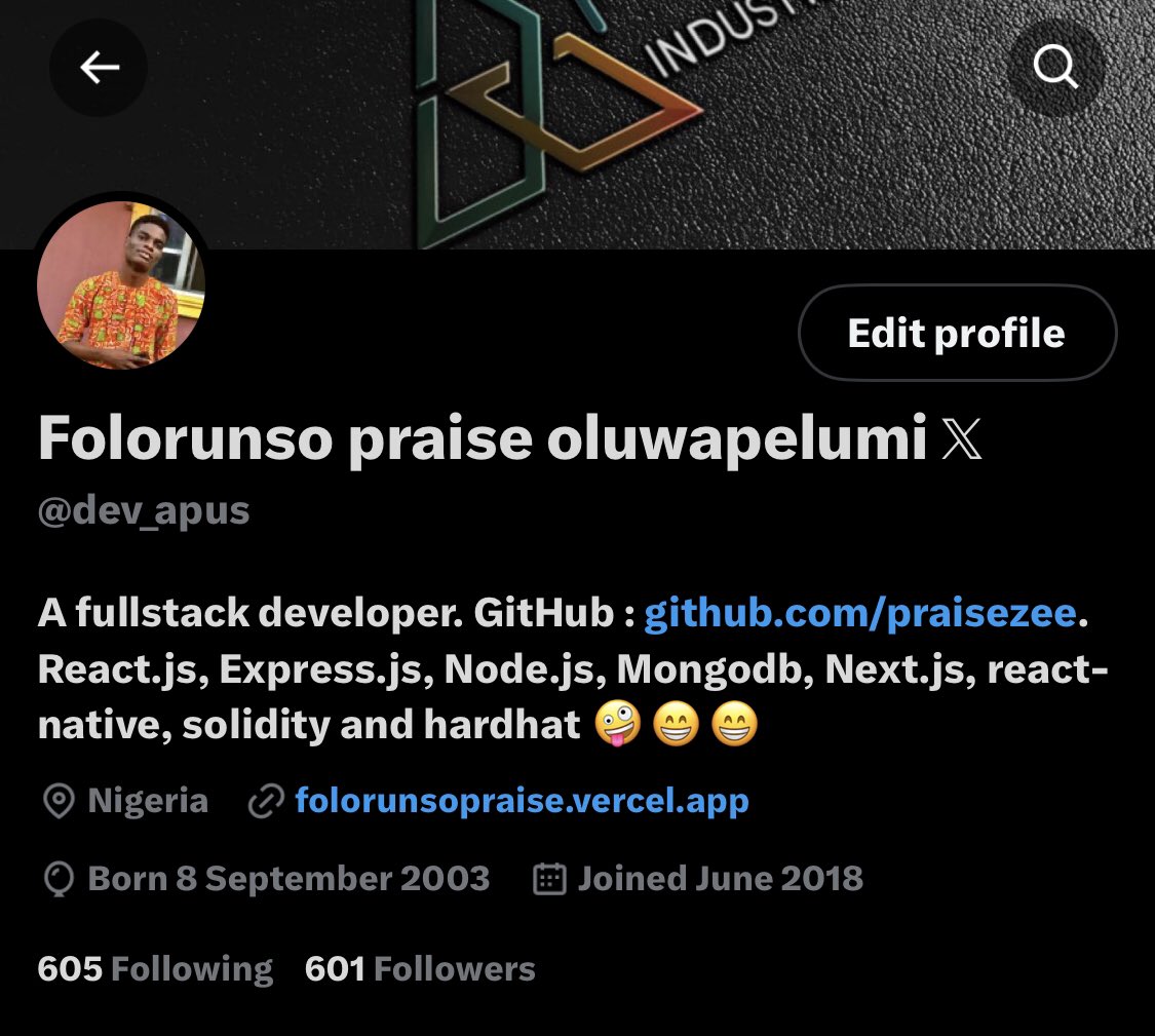 dev_apus's tweet photo. Thank you to 600 followers.πππ. We can still connect for more content and ideas. #SoftwareDeveloper #Engineering #softwaredevelopment #SoftwareEngineer #SoftwareEngineering #Webdesign #web3 #webdevelopment #100DaysOfCode #javascript #javascriptpay #pythonprogramming #React https://t.co/4R8pu5zVLl