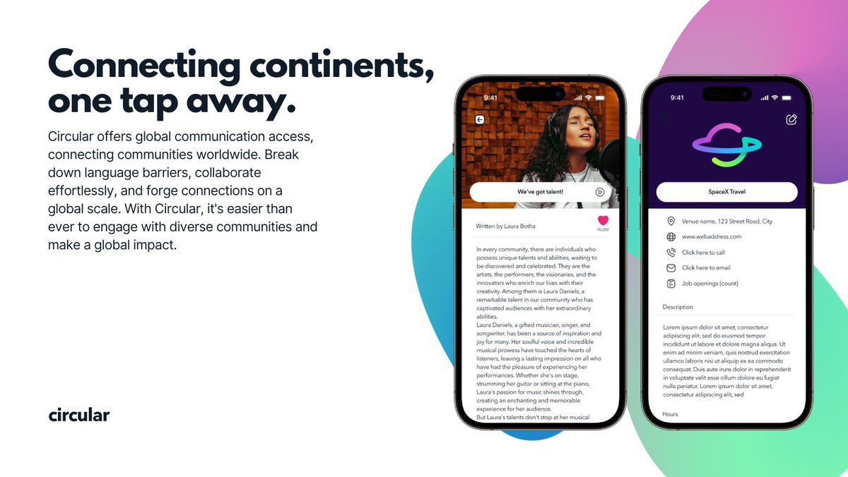 circular_app_'s tweet image. With Circular&apos;s Global Community Access, the world is at your fingertips. Break boundaries, connect with diverse minds, and embrace a world of opportunities. Join us in shaping a more inclusive, global future. #CircularConnects #GlobalCommunity #Inclusivity