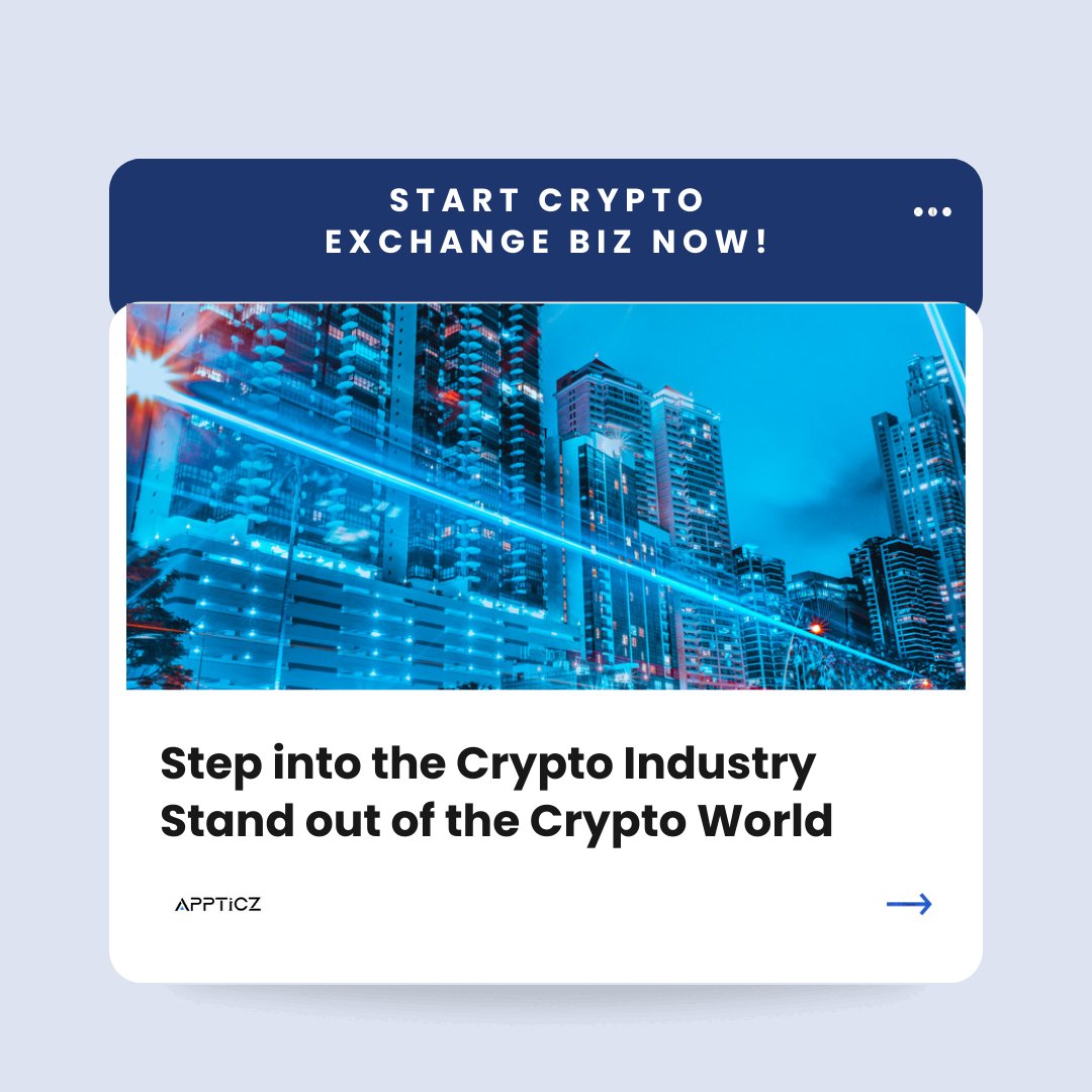 DBrigiita's tweet image. Embark on your #cryptocurrency exchange business venture today!
#appticz develops a professional crypto exchange business platform with customized solutions.
bit.ly/45rnfYr
#cryptocurrencyexchangescript #Crypto #usa #cryptotrading