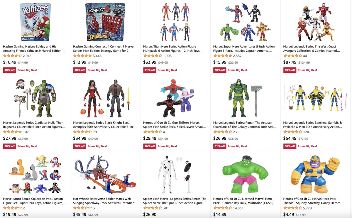 Check out the new #Marvel and #MarvelLegends deals for #AmazonPrimeDay 

Link - amzn.to/46ImYRT

#ad #PrimeDay #PrimeDay2023 #actionfigures #Games