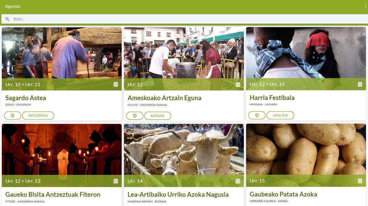 📷 Euskal Herriko kultur agendak ekitaldi ugari dakartza datozen egunetarako: festak, azokak eta egun bereziak, jaialdiak... Hasi planak egiten!

EHfurgok eta <a href="/Udalbiltza/">Udalbiltza</a>-ren #Lurgida webguneak elkarlanean egindako agendan plan sorta daukazue zain.

lurgida.eus/agenda