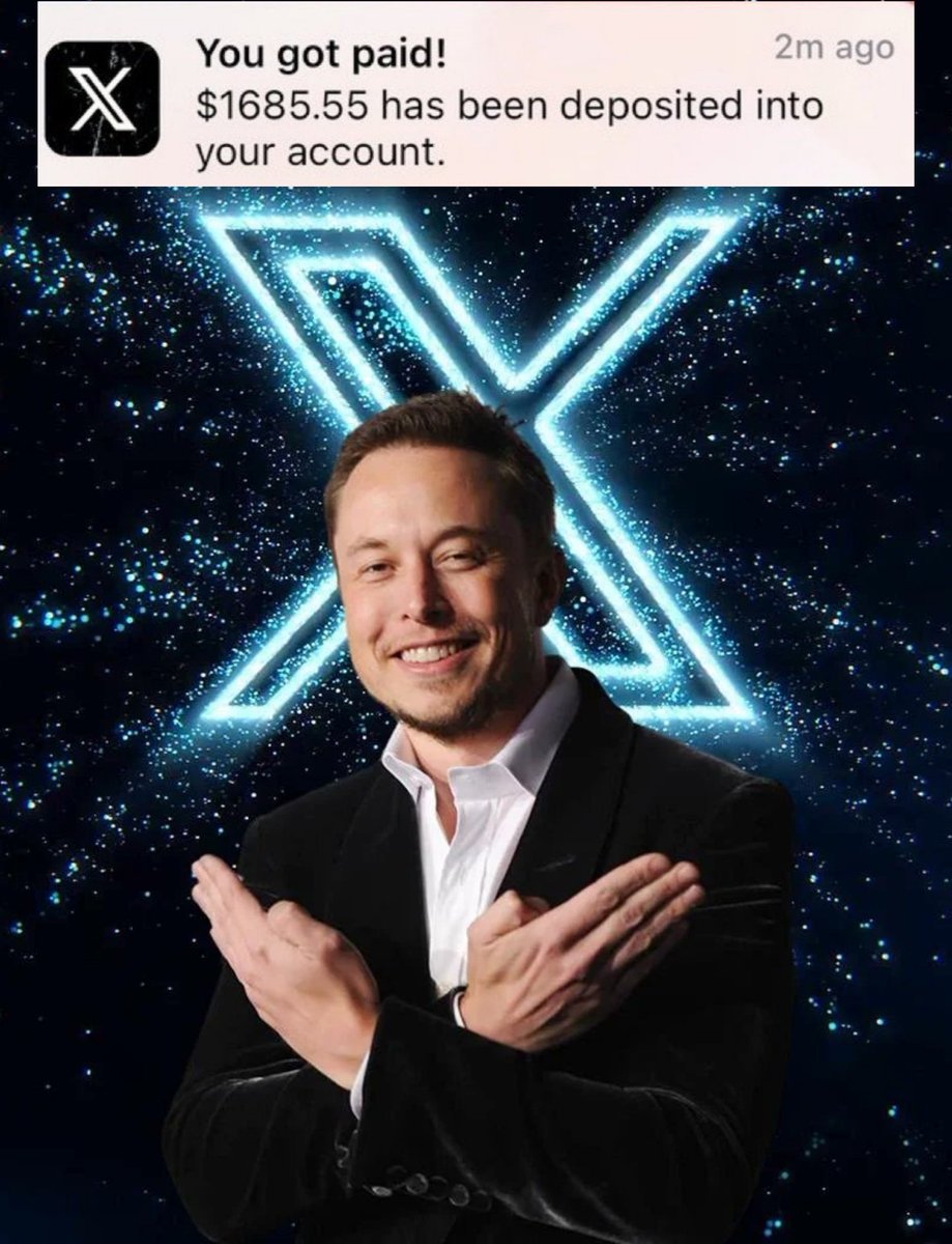 UniverseTwenty's tweet photo. #X Revenue Payout Soon Get In Now👇

For That You Need At Least 500 Followers.
NO @X Account Should Have Less Than 500 Followers — REPOST 🔀, Drop “X” Below &amp; FOLLOW Back Everyone Who REPOSTS, LIKES &amp; Comments This Post #XPayout #ElonMusk #XRP #XRPCommunity #TwitterX https://t.co/Z9jekvgYKc