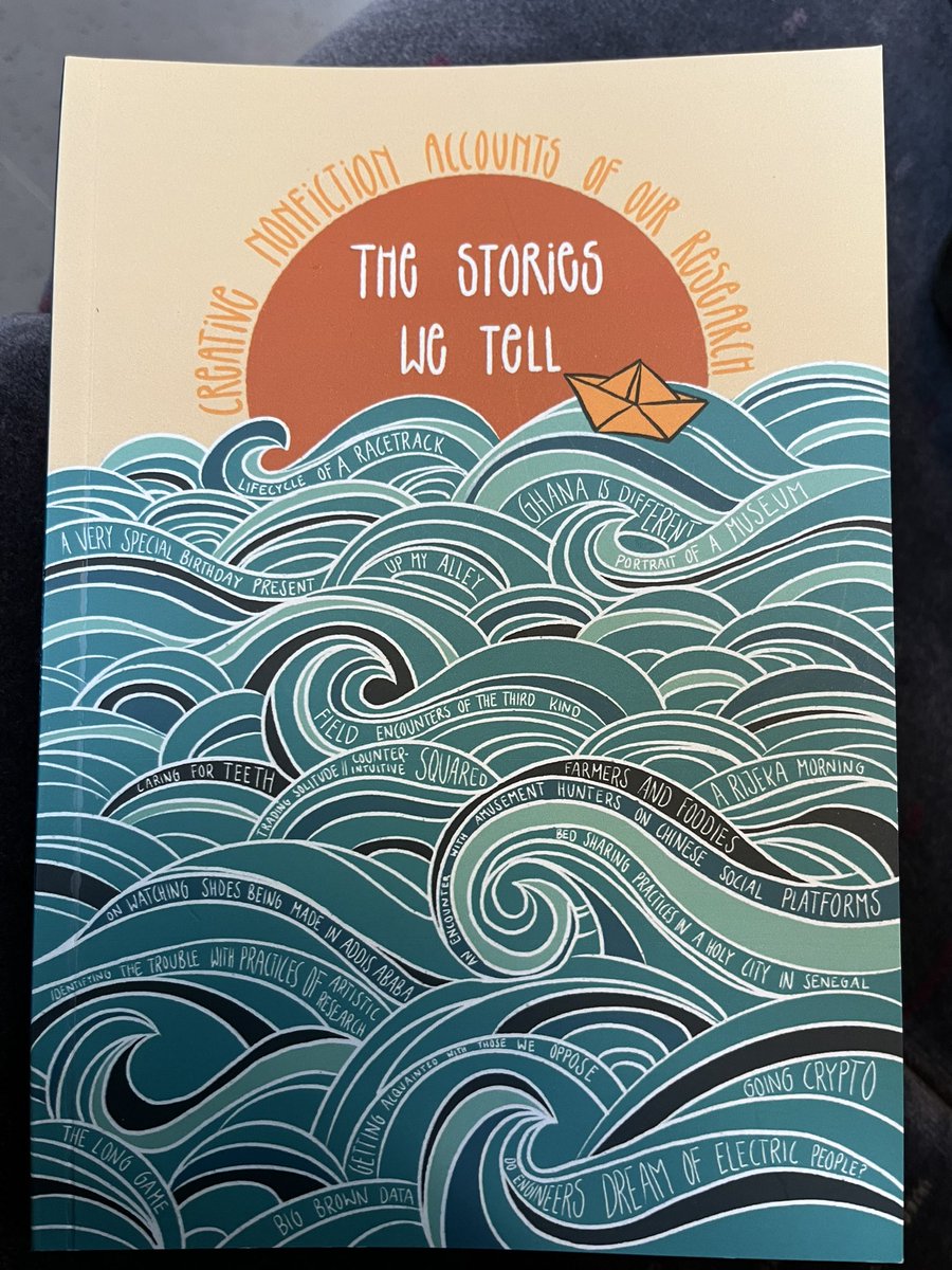 Amazing new publication ‘The Stories We Tell’ of creative nonfiction accounts of academic research at @FasosMaastricht edited by Elsje Fourie & Christian Hoene with contributions from @JohanAdriaensen, Aneta Spendzharova @wyatt_sally, me @FASoS_TL_Blog @MaastrichtU #cnf #stories