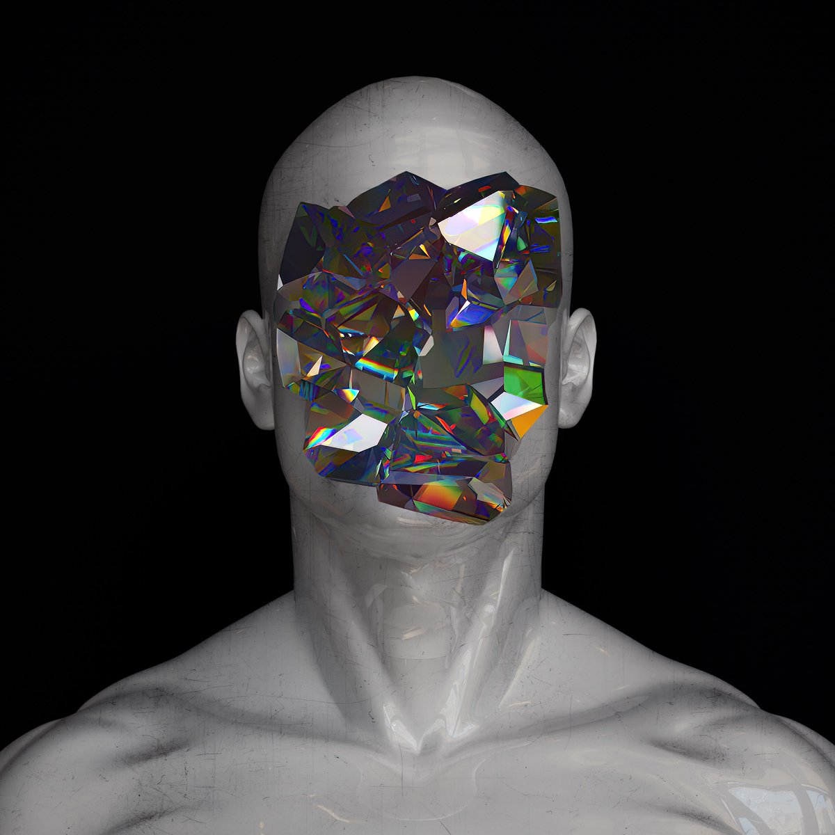 #Wisdom - The prism through which you experience life is so unique. There is no objective experience. - Sterling K. Brown #dispersion #light #colortherapy #colourtherapy #Chromotherapy #sculpture #prism #spectrum #rainbow #3d #portrait #man #dailyrender #3Dart #3dartist #cgi