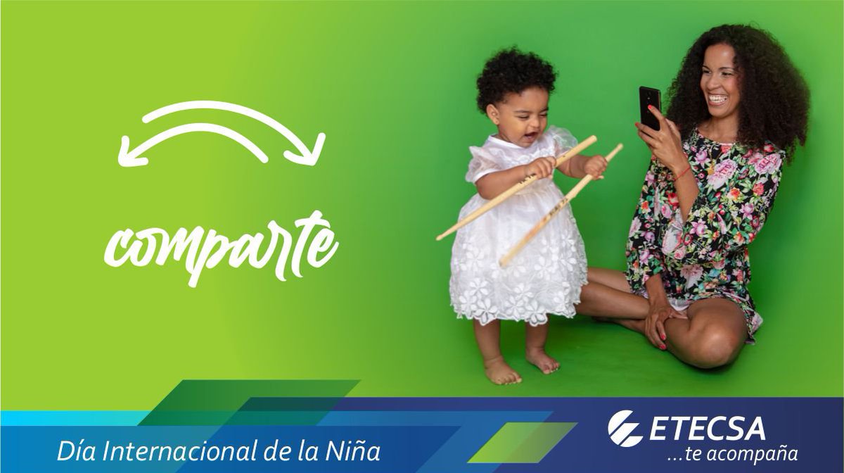 📢 Hoy es el #DíaInternacionalDeLaNiña 👧 🥳.  
Desarrollar en ellas habilidades digitales 👩‍💻 y motivarlas hacia estudios y  formación tecnológica 📲💻, es una forma de empoderarlas 💪, para hacerlas mejores profesionales 👩‍🔬,madres 🤰, empresarias👩‍💼, líderes👩‍⚖️.