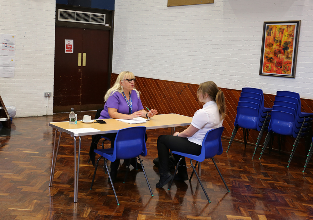 Basildon_UA's tweet photo. Today, our Year 11 students have participated in mock interviews with industry professionals. 

“The mock interview was beneficial. It helped me improve my speaking &amp; listening skills and gain experience of what a job interview would be like.” Fred.C https://t.co/xQzXGB1YaT