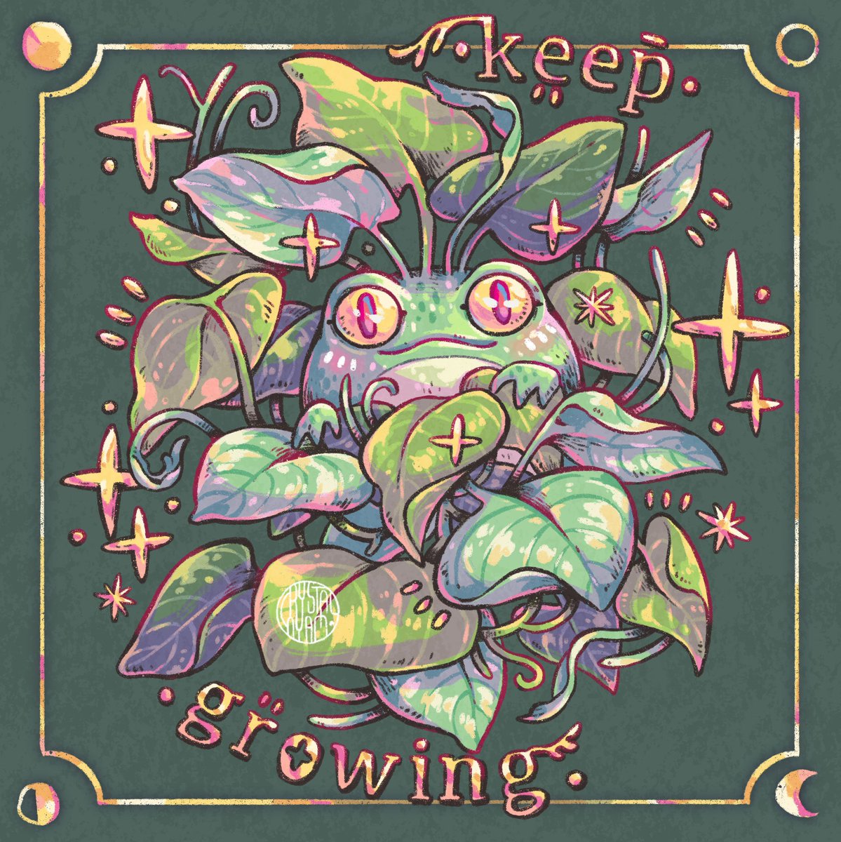 crystalnyam's tweet image. Hello #PortfolioDay 

I'm Rena a.k.a crystalnyam, A Video Game Artist from Indonesia, I like to draw colorful things and lately I love fae &amp;amp; witch theme sooo much! ✨🌿🦎🐸