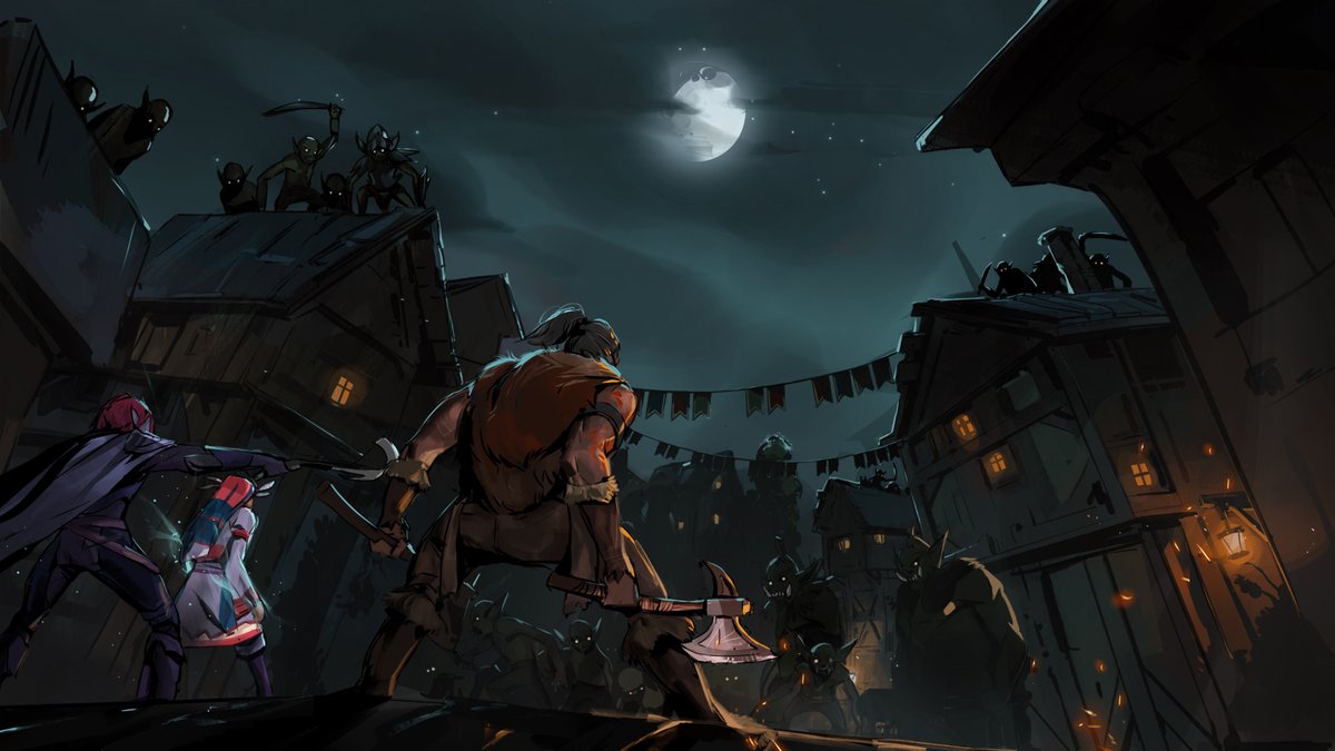 🌟 It's Wishlist Wednesday! 🌟
Check out this stunning splash art from talented 2D artist <a href="/aaydinellf/">🔴 Elf Aydın</a>.
store.steampowered.com/app/2558300/He…

 #WishlistWednesday #GameArt #ConceptArt #aRPG #Steam