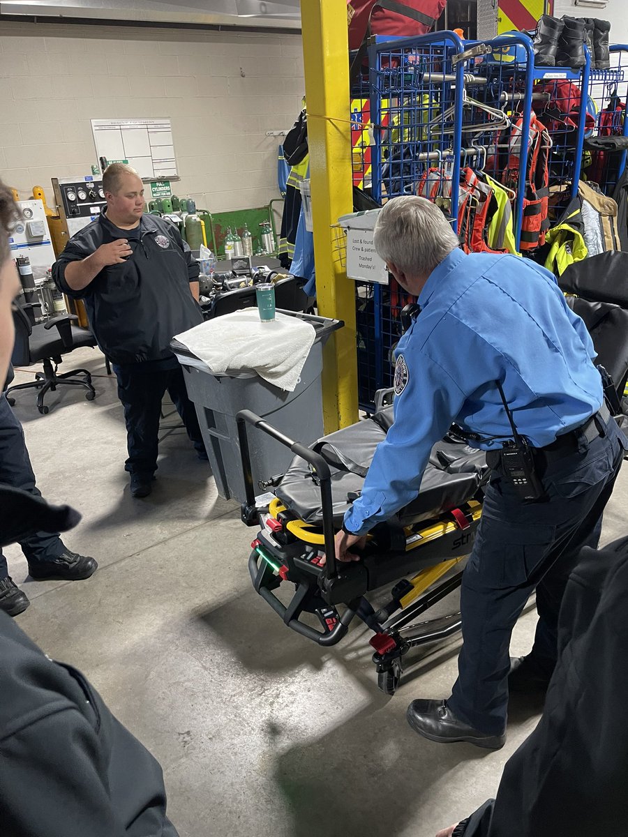 RossWestViewEMS's tweet photo. New Stretcher Training and Stop the Bleed Review with on duty crews today with the true senior man of Ross West View EMSA. https://t.co/Ao6FN3q56R