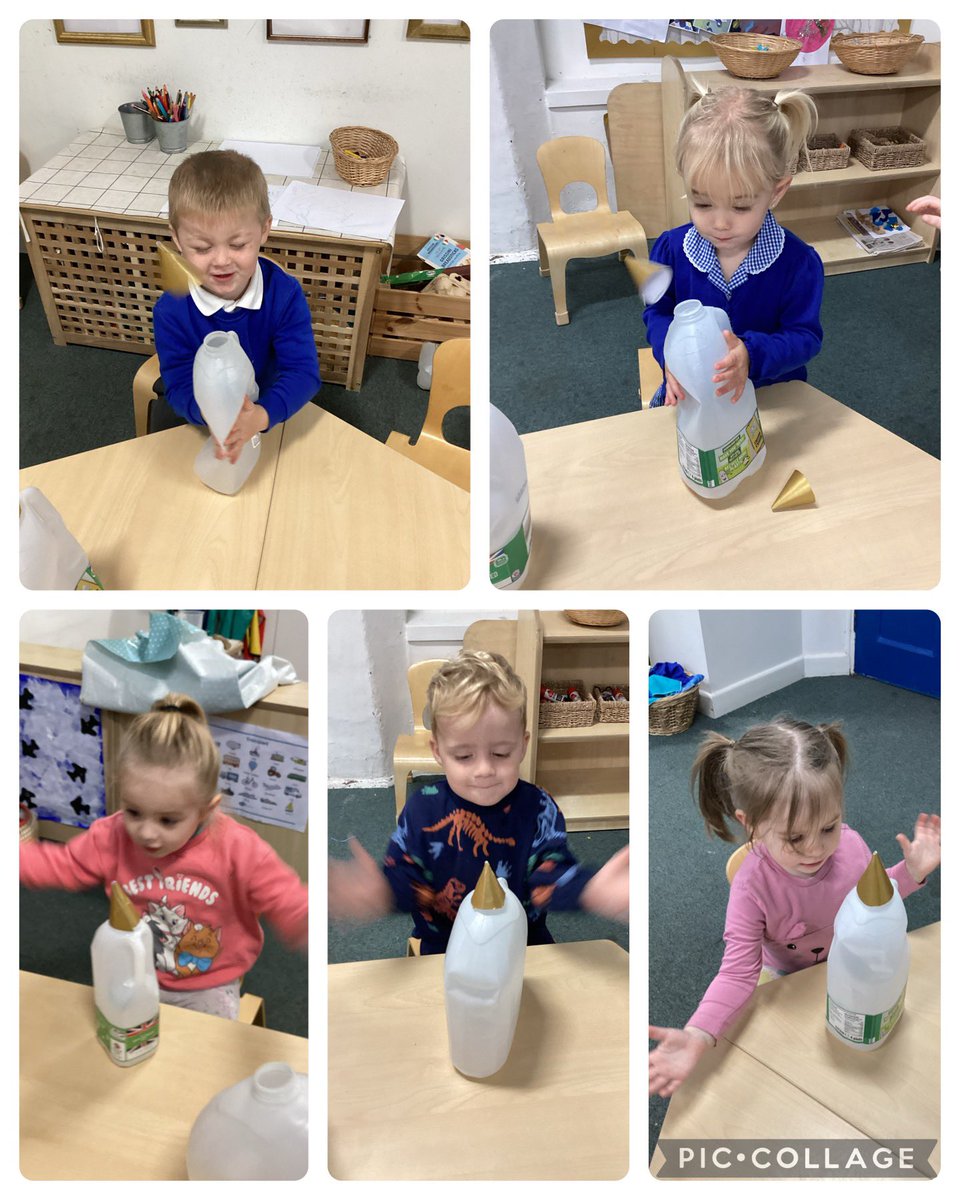 TH_Nursery1's tweet photo. Our successful rocket launch, 3-2-1 Blast off! 🚀 https://t.co/xqk3KjKK53