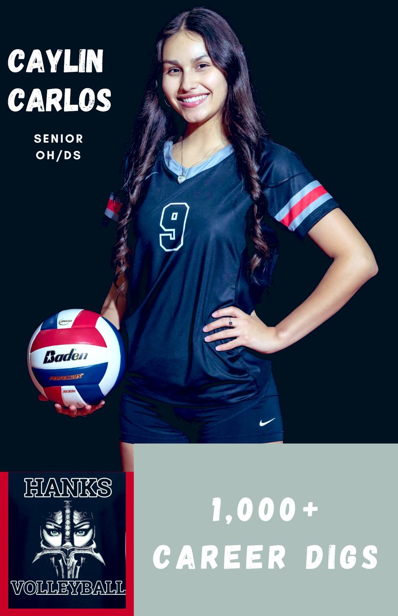 ‼️Congratulations to Caylin Carlos for digging her 1000th + Digs in her career‼️ We are so proud of you!
🖤🏐❤️

#KnightsVolleyball
#RISEandCONQUER

<a href="/HanksAthletics/">THE KINGDOM ATHLETICS</a> <a href="/JMHanksHigh/">J.M. Hanks High School</a> <a href="/HHSCarrasco/">Christian I. Carrasco, M. Ed.</a> <a href="/RCadena2001LTD/">Ruben Cadena</a> <a href="/Fchavezeptimes/">Felix Chavez</a> <a href="/EPSports915/">Borderland Sports</a> <a href="/Coach_Veliz/">Coach Scott Veliz</a>